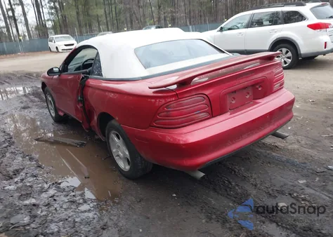 1995 Ford Mustang Gt/Gts из США, поврежденный, VIN 1FALP45T3SF232147